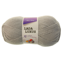 Obrázok ku produktu Pletacia priadza Vlnap LADA LUXUS 56177 sivá svetlá