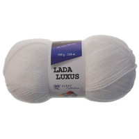 Obrázok ku produktu Pletacia priadza Vlnap LADA LUXUS 57076 biela