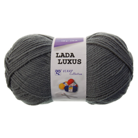Obrázok ku produktu Pletacia priadza Vlnap LADA LUXUS 58055 sivá tmavá