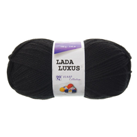 Obrázok ku produktu Pletacia priadza Vlnap LADA LUXUS 59005 čierna