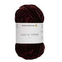 Obrázok ku produktu Pletacia priadza SCHACHENMAYR LUXURY VELVET 00010 hnedá tmavá