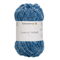 Obrázok ku produktu Pletacia priadza SCHACHENMAYR LUXURY VELVET 00052 modrá
