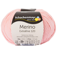 Obrázok ku produktu Vlna na pletenie SCHACHENMAYR MERINO Extrafine 120 00135 ružová svetlá