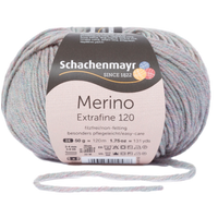 Obrázok ku produktu Vlna na pletenie SCHACHENMAYR MERINO Extrafine 120 00157 sivá
