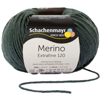 Obrázok ku produktu Vlna na pletenie SCHACHENMAYR MERINO Extrafine 120 00171 zelená tmavá