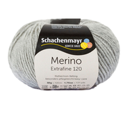 Obrázok ku produktu Vlna na pletenie SCHACHENMAYR MERINO Extrafine 120 00190 sivá svetlá