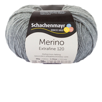 Obrázok ku produktu Vlna na pletenie SCHACHENMAYR MERINO Extrafine 120 00191 sivá