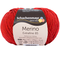 Obrázok ku produktu Vlna na pletenie SCHACHENMAYR MERINO Extrafine 85 00227 červená