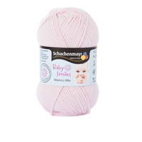 Obrázok ku produktu Vlna na pletenie SCHACHENMAYR MERINO MIX Baby smiles 01035 ružová svetlá