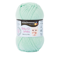 Obrázok ku produktu Vlna na pletenie SCHACHENMAYR MERINO MIX Baby smiles 01073 zelená  mentolová
