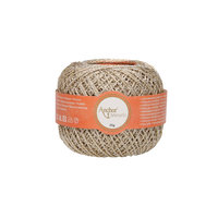 Obrázok ku produktu Háčkovacia priadza METALLIC 302 žltá biela