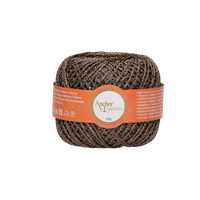 Obrázok ku produktu Háčkovacia priadza METALLIC 338 sivá hnedá