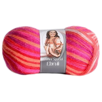 Obrázok ku produktu Moher Special Ebruli 80681 ružová červená oranžová smotanová