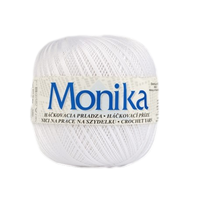 Obrázok ku produktu Háčkovacia priadza MONIKA 0010 biela