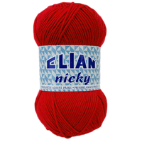 Obrázok ku produktu Pletacia priadza Elian NICKY 207 červená