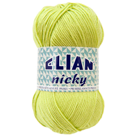 Obrázok ku produktu Pletacia priadza Elian NICKY 4853 zelená