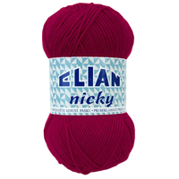 Obrázok ku produktu Pletacia priadza Elian NICKY 5410 ružová tmavá