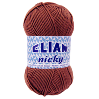 Obrázok ku produktu Pletacia priadza Elian NICKY 6683 bordová