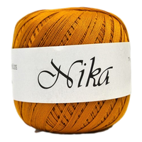 Obrázok ku produktu Háčkovacia priadza NIKA 7154 okrová žltá
