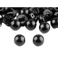 Obrázok ku produktu Oči prišívacie plastové 7mm čierna 2 páry