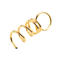 Obrázok ku produktu Očká na polystyrénové ozdoby zlatá žltá 10x30 mm