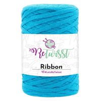 Obrázok ku produktu Textilná priadza ReTwisst RIBBON 18 modrá tyrkysová