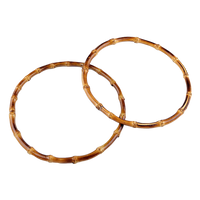 Obrázok ku produktu RÚČKY bambusové 15cm hnedá tmavá