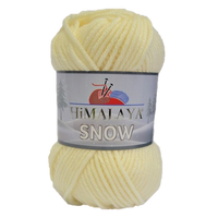 Obrázok ku produktu Pletacia priadza Himalaya SNOW 02 biela smotanová