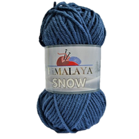 Obrázok ku produktu Pletacia priadza Himalaya SNOW 34 modrá tmavá