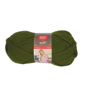Obrázok ku produktu Pletacia priadza SOFT 00011 zelená tmavá