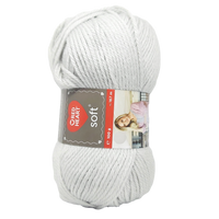 Obrázok ku produktu Pletacia priadza SOFT 08323 sivá svetlá