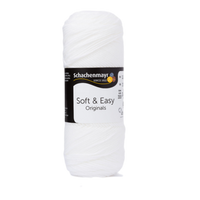 Obrázok ku produktu Pletacia priadza SCHACHENMAYR SMC SOFT & EASY 00001 biela
