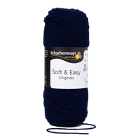Obrázok ku produktu Pletacia priadza SCHACHENMAYR SMC SOFT & EASY 00050 modrá tmavá