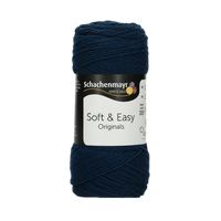 Obrázok ku produktu Pletacia priadza SCHACHENMAYR SMC SOFT & EASY 00065 modrá tmavá