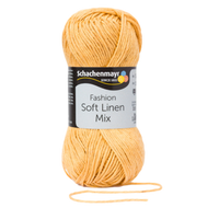 Obrázok ku produktu Pletacia priadza SCHACHENMAYR SMC SOFT LINEN MIX 00020 žltá zlatá