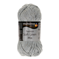 Obrázok ku produktu Pletacia priadza SCHACHENMAYR SMC SOFT LINEN MIX 00053 sivá svetlá