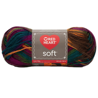 Obrázok ku produktu Pletacia priadza SOFT prints 09939 zelená oranžová modrá fialová