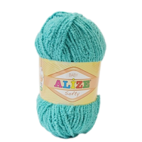 Obrázok ku produktu Pletacia priadza Alize SOFTY 490 zelená svetla mentolová