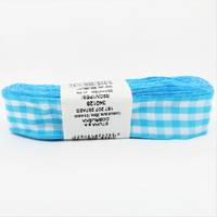 Obrázok ku produktu STUHA Dobruška 25mm/10m modrá tyrkysová biela