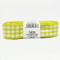 Obrázok ku produktu STUHA Dobruška 25mm/10m zelená biela