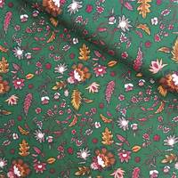 Obrázok ku produktu VISKÓZOVÝ ÚPLET kvety zelená