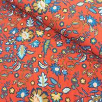 Obrázok ku produktu VISKÓZOVÝ ÚPLET kvety oranžová