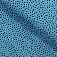 Obrázok ku produktu BAVLNENÝ ÚPLET bodky modrá čierna