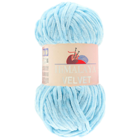 Obrázok ku produktu Pletacia priadza Himalaya VELVET 90006 modrá svetlá