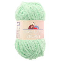 Obrázok ku produktu Pletacia priadza Himalaya VELVET 90007 zelená svetlá