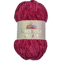 Obrázok ku produktu Pletacia priadza Himalaya VELVET 90010 ružová tmavá