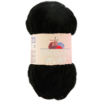 Obrázok ku produktu Pletacia priadza Himalaya VELVET 90011 čierna