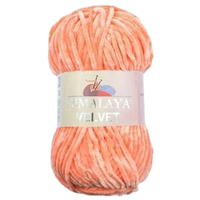 Obrázok ku produktu Pletacia priadza Himalaya VELVET 90023 oranžová svetlá