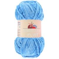 Obrázok ku produktu Pletacia priadza Himalaya VELVET 90027 modrá