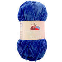 Obrázok ku produktu Pletacia priadza Himalaya VELVET 90029 modrá